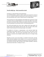 TERRATEC M3PO GO Information Sheet