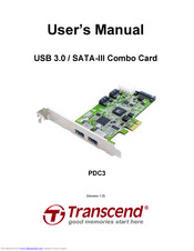 TRANSCEND PDC3 User Manual