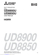 Mitsubishi Electric UD8850U User Manual