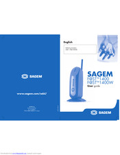 Sagem F@ST 1400 User Manual