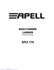 APELL APLF170 Instruction Booklet