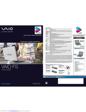 SONY VAIO FS VGN-FS28GP Specifications