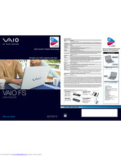 SONY VAIO FS VGN-FS25GP Specifications
