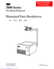 3M 3805 Illustrated Parts Breakdown