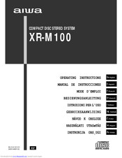 Aiwa XR-M100 Operating Instructions Manual