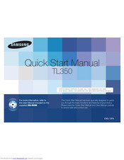 Samsung EC-TL350ZBPBUS Quick Start Manual