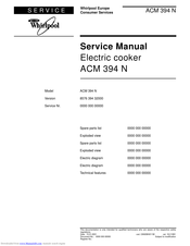 Whirlpool ACM 394 N Service Manual