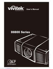 Vivitek D8800 User Manual