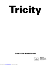 Tricity Bendix Electric cooker Operating Instructions Manual