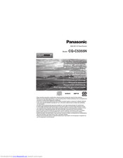 Panasonic CQ-C5355N Operating Instructions Manual