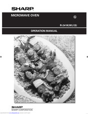 SHARP R-241K(W) Operation Manual
