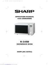 SHARP R-248D Operation Manual With Cookbook