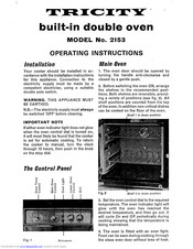 Tricity Bendix 2153 Operating Instructions Manual