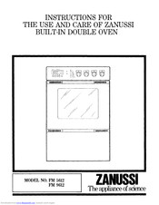 Zanussi FM 9612 Instructions For The Use And Care