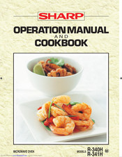 SHARP R-340H Operation Manual And Cookbook
