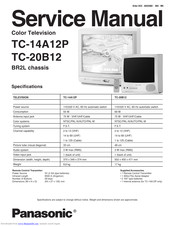 Panasonic TC-14A12P Service Manual