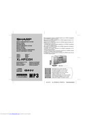 SHARP Illustration XL-HP535H Operation Manual