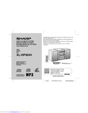 SHARP XL-HP404V Operation Manual