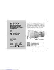 SHARP XL-HP888V Operation Manual