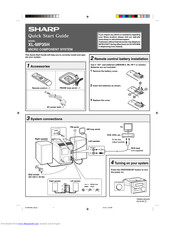SHARP XL-MP35H Quick Start Manual