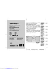SHARP XL-MP40H Operation Manual