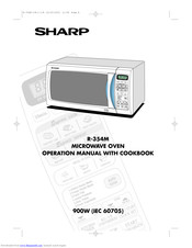 SHARP R-354M Operation Manual With Cookbook
