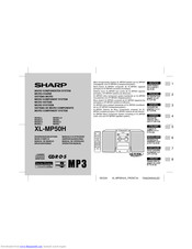 SHARP XL-MP50H Operation Manual