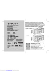 SHARP XL-UH240H(BK) Operation Manual