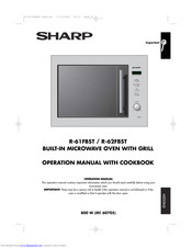 SHARP R-62FBST Operation Manual With Cookbook