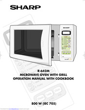 SHARP R-642M Operation Manual With Cookbook