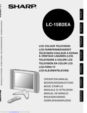 SHARP LC-15B2EA Operation Manual