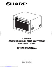 SHARP R-8000GK Operation Manual