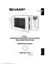 SHARP R-871 Operation Manual