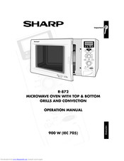 SHARP R-872 Operation Manual