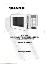 SHARP R-8740M Operation Manual