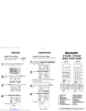 SHARP R-963M Quick Start Manual