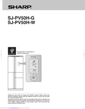 SHARP SJ-PV50H-G Operation Manual