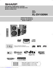 SHARP XL-DV100NH Operation Manual