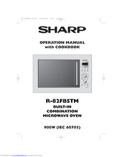 SHARP R-82FBSTM Operation Manual With Cookbook