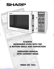 SHARP R-82STM Operation Manual With Cookbook