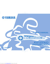 Yamaha Venture XVZ13TFXC Owner's Manual