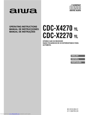 Aiwa CDC-X4270 Operating Instructions Manual
