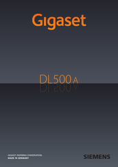 SIEMENS Gigaset DL500A User Manual