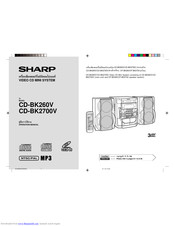 SHARP CD-BK260V Operation Manual