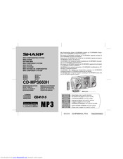 SHARP CD-MPS660H Operation Manual