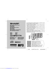 SHARP CD-MPS777H Operation Manual