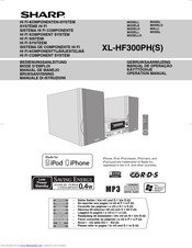 SHARP XL-HF300PH(S) Operation Manual