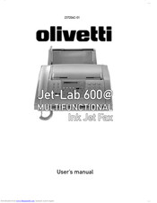 Olivetti JET-LAB 600@ User Manual