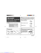 SHARP CD-XP120H Quick Manual