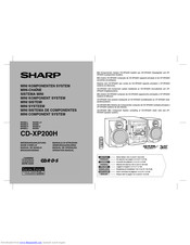 SHARP CD-XP200H Operation Manual